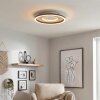 Gorim Plafonnier LED Gris, Noir, 1 lumière