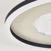 Gorim Plafonnier LED Gris, Noir, 1 lumière