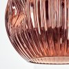 Ripoll Suspension, Boule lumineuse, Suspension Cuivré, 1 lumière