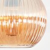 Koyoto Plafonnier, Boule lumineuse 20 cm Ambre, 1 lumière
