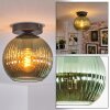 Koyoto Plafonnier, Boule lumineuse 20 cm Vert, 1 lumière