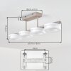Jalek Plafonnier LED Sable, 1 lumière