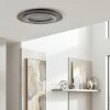 Lidor Plafonnier LED Anthracite, Gris, 1 lumière