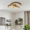 Baiyin Plafonnier LED Or, Noir, 1 lumière
