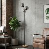 Jomin Boule lumineuse, Lampadaire Écru, Noir, 3 lumières
