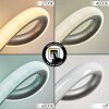 Jaren Plafonnier LED Argenté, 1 lumière