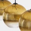 Koyoto Suspension, Boule lumineuse, Suspension Or, Clair, 3 lumières