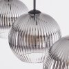 Koyoto Suspension, Boule lumineuse, Suspension Clair, Fumé, 3 lumières