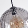 Koyoto Suspension, Boule lumineuse, Suspension Clair, Fumé, 3 lumières