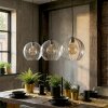 Koyoto Suspension, Boule lumineuse, Suspension Clair, 3 lumières