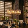 Koyoto Suspension, Boule lumineuse, Suspension Ambre, Clair, 3 lumières