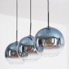 Koyoto Suspension, Boule lumineuse, Suspension Bleu, Clair, 3 lumières