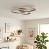 Baiyin Plafonnier LED Brun, Blanc, 1 lumière