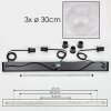 Koyoto Suspension, Boule lumineuse, Suspension Clair, 3 lumières