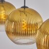 Koyoto Suspension, Boule lumineuse, Suspension Or, Clair, 3 lumières
