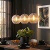 Koyoto Suspension, Boule lumineuse, Suspension Ambre, Clair, 3 lumières