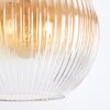 Koyoto Suspension, Boule lumineuse, Suspension Ambre, Clair, 3 lumières