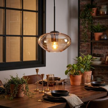 Mertola Suspension, Suspension Ambre, Clair, 1 lumière