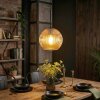 Ripoll Suspension, Boule lumineuse, Suspension Ambre, 1 lumière