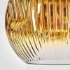 Ripoll Suspension, Boule lumineuse, Suspension Or, Clair, 1 lumière