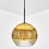 Ripoll Suspension, Boule lumineuse, Suspension Or, Clair, 1 lumière