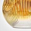 Ripoll Suspension, Boule lumineuse, Suspension Or, Clair, 1 lumière