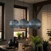 Koyoto Suspension, Boule lumineuse, Suspension Bleu, 3 lumières