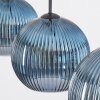 Koyoto Suspension, Boule lumineuse, Suspension Bleu, 3 lumières