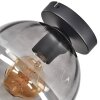 Koyoto Plafonnier, Boule lumineuse 20 cm Fumé, 1 lumière