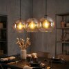 Koyoto Suspension, Boule lumineuse, Suspension Ambre, Clair, 3 lumières