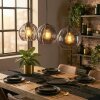 Koyoto Suspension, Boule lumineuse, Suspension Fumé, 3 lumières