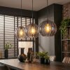 Koyoto Suspension, Boule lumineuse, Suspension Fumé, 3 lumières
