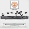 Koyoto Suspension, Boule lumineuse, Suspension Ambre, 3 lumières