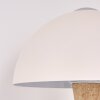Forgek Lampe à poser Crème, Pierre, Blanc, 1 lumière