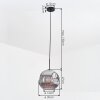 Ripoll Suspension, Boule lumineuse, Suspension Fumé, 1 lumière