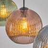 Koyoto Suspension, Boule lumineuse, Suspension Bleu, Vert, Rouge, 3 lumières