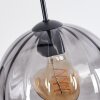 Koyoto Suspension, Boule lumineuse, Suspension Ambre, Fumé, 3 lumières