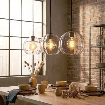 Koyoto Suspension, Boule lumineuse, Suspension Clair, 3 lumières