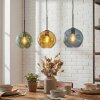 Ripoll Suspension, Boule lumineuse, Suspension Bleu, Or, Vert, 3 lumières