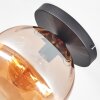 Koyoto Plafonnier, Boule lumineuse 25 cm Ambre, 1 lumière