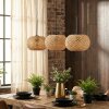 Bauro Suspension, Suspension Écru, 3 lumières