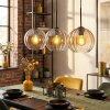 Koyoto Suspension, Suspension Ambre, Clair, 3 lumières