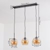 Koyoto Suspension, Suspension Ambre, 3 lumières