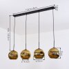 Ripoll Suspension, Boule lumineuse, Suspension Or, 4 lumières