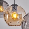 Koyoto Suspension, Suspension Ambre, Fumé, 3 lumières