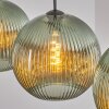 Koyoto Suspension, Boule lumineuse, Suspension 30 cm Vert, 3 lumières