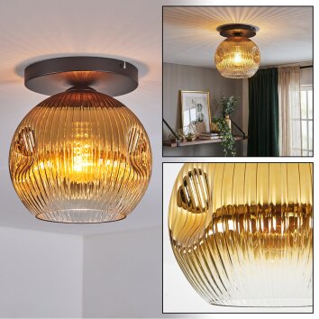 Ripoll Plafonnier, Boule lumineuse Or, Clair, 1 lumière