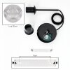 Ripoll Suspension, Boule lumineuse, Suspension Clair, 1 lumière