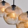 Ripoll Suspension, Boule lumineuse, Suspension Ambre, Clair, 4 lumières