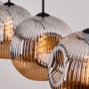 Ripoll Suspension, Boule lumineuse, Suspension Chrome, Fumé, 4 lumières